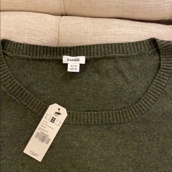 GARAGE olive green sweater - Picture 2 of 5